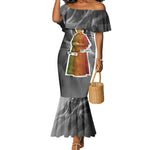 Harriet Tubman Mermaid Dress American Flag Background Civil Rights Quote Keep Going Tribute Design - African Pride