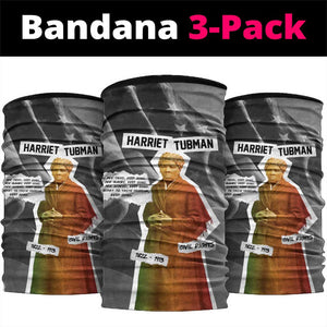 Harriet Tubman Neck Gaiter American Flag Background Civil Rights Quote Keep Going Tribute Design - African Pride