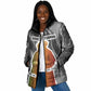 Harriet Tubman Padded Jacket American Flag Background Civil Rights Quote Keep Going Tribute Design - African Pride