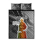 Harriet Tubman Quilt Bed Set American Flag Background Civil Rights Quote Keep Going Tribute Design - African Pride