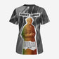 Harriet Tubman Scrub Top American Flag Background Civil Rights Quote Keep Going Tribute Design - African Pride