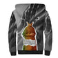 Harriet Tubman Sherpa Hoodie American Flag Background Civil Rights Quote Keep Going Tribute Design - African Pride