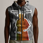 Harriet Tubman Sleeveless Zip Hoodie American Flag Background Civil Rights Quote Keep Going Tribute Design - African Pride
