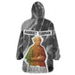 Harriet Tubman Wearable Blanket Hoodie American Flag Background Civil Rights Quote Keep Going Tribute Design - African Pride