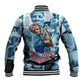 Harriet Tubman Baseball Jacket Newspaper Collage Design We Out Quote Strong Woman Tribute Underground Railroad Legacy - African Pride