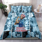 Harriet Tubman Bedding Set Newspaper Collage Design We Out Quote Strong Woman Tribute Underground Railroad Legacy - African Pride