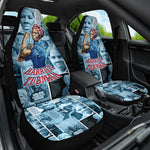 Harriet Tubman Car Seat Cover Newspaper Collage Design We Out Quote Strong Woman Tribute Underground Railroad Legacy - African Pride