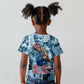 Harriet Tubman Kid T shirt Newspaper Collage Design We Out Quote Strong Woman Tribute Underground Railroad Legacy TS04
