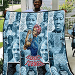 Harriet Tubman Quilt Newspaper Collage Design We Out Quote Strong Woman Tribute Underground Railroad Legacy - African Pride