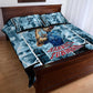 Harriet Tubman Quilt Bed Set Newspaper Collage Design We Out Quote Strong Woman Tribute Underground Railroad Legacy - African Pride