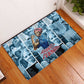Harriet Tubman Rubber Doormat Newspaper Collage Design We Out Quote Strong Woman Tribute Underground Railroad Legacy - African Pride