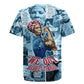 Harriet Tubman Rugby Jersey Newspaper Collage Design We Out Quote Strong Woman Tribute Underground Railroad Legacy TS04