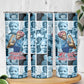 Harriet Tubman Skinny Tumbler Newspaper Collage Design We Out Quote Strong Woman Tribute Underground Railroad Legacy - African Pride