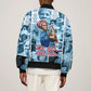Harriet Tubman Sleeve Zip Bomber Jacket Newspaper Collage Design We Out Quote Strong Woman Tribute Underground Railroad Legacy - African Pride