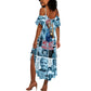 Harriet Tubman Summer Maxi Dress Newspaper Collage Design We Out Quote Strong Woman Tribute Underground Railroad Legacy TS04