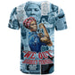Harriet Tubman T shirt Newspaper Collage Design We Out Quote Strong Woman Tribute Underground Railroad Legacy TS04