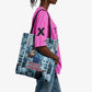 Harriet Tubman Tote Bag Newspaper Collage Design We Out Quote Strong Woman Tribute Underground Railroad Legacy - African Pride