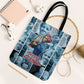 Harriet Tubman Tote Bag Newspaper Collage Design We Out Quote Strong Woman Tribute Underground Railroad Legacy - African Pride