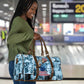 Harriet Tubman Travel Bag Newspaper Collage Design We Out Quote Strong Woman Tribute Underground Railroad Legacy - African Pride