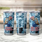 Harriet Tubman Tumbler Cup Newspaper Collage Design We Out Quote Strong Woman Tribute Underground Railroad Legacy - African Pride