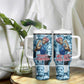 Harriet Tubman Tumbler With Handle Newspaper Collage Design We Out Quote Strong Woman Tribute Underground Railroad Legacy - African Pride