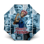 Harriet Tubman Umbrella Newspaper Collage Design We Out Quote Strong Woman Tribute Underground Railroad Legacy - African Pride