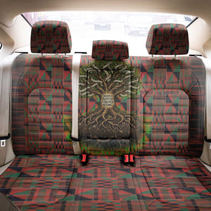 Black Heritage Tree Back Car Seat Cover African Root Black History Kente Pattern