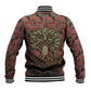 Black Heritage Tree Baseball Jacket African Root Black History Kente Pattern