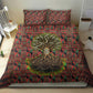 Black Heritage Tree Bedding Set African Root Black History Kente Pattern