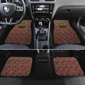 Black Heritage Tree Car Mats African Root Black History Kente Pattern