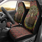 Black Heritage Tree Car Seat Cover African Root Black History Kente Pattern