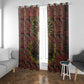 Black Heritage Tree Window Curtain African Root Black History Kente Pattern