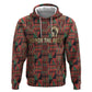 Black Heritage Tree Zip Hoodie African Root Black History Kente Pattern