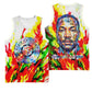 MLK Black Excellence Basketball Jersey Martin Luther King Jr Colorful Abstract Watercolor