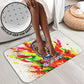 MLK Black Excellence Bathroom Set Martin Luther King Jr Colorful Abstract Watercolor