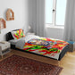 MLK Black Excellence Bedding Set Martin Luther King Jr Colorful Abstract Watercolor