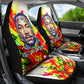 MLK Black Excellence Car Seat Cover Martin Luther King Jr Colorful Abstract Watercolor