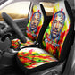 MLK Black Excellence Car Seat Cover Martin Luther King Jr Colorful Abstract Watercolor