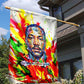 MLK Black Excellence Garden Flag Martin Luther King Jr Colorful Abstract Watercolor
