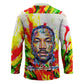MLK Black Excellence Hockey Jersey Martin Luther King Jr Colorful Abstract Watercolor