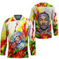 MLK Black Excellence Hockey Jersey Martin Luther King Jr Colorful Abstract Watercolor