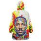 MLK Black Excellence Kid Wearable Blanket Hoodie Martin Luther King Jr Colorful Abstract Watercolor