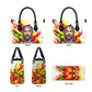 MLK Black Excellence Leather Bag Martin Luther King Jr Colorful Abstract Watercolor