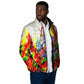 MLK Black Excellence Padded Jacket Martin Luther King Jr Colorful Abstract Watercolor