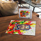 MLK Black Excellence Puzzle Martin Luther King Jr Colorful Abstract Watercolor