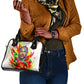 MLK Black Excellence Shoulder Handbag Martin Luther King Jr Colorful Abstract Watercolor