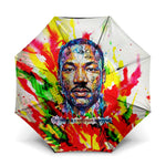MLK Black Excellence Umbrella Martin Luther King Jr Colorful Abstract Watercolor
