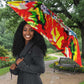 MLK Black Excellence Umbrella Martin Luther King Jr Colorful Abstract Watercolor