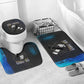 1926 Forever Black History Month Bathroom Set Broken Chains Freedom Adinkra Symbol
