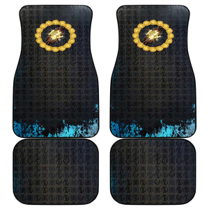 1926 Forever Black History Month Car Mats Broken Chains Freedom Adinkra Symbol